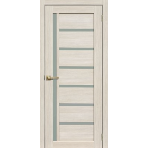Дверь межкомнатная ламинированная Сибирь Профиль Lite doors L21 Бьянко, стекло белое матовое